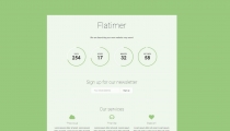 Flatimer - Coming soon HTML Template Screenshot 2