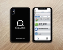 Miphone Business Card Design Screenshot 1